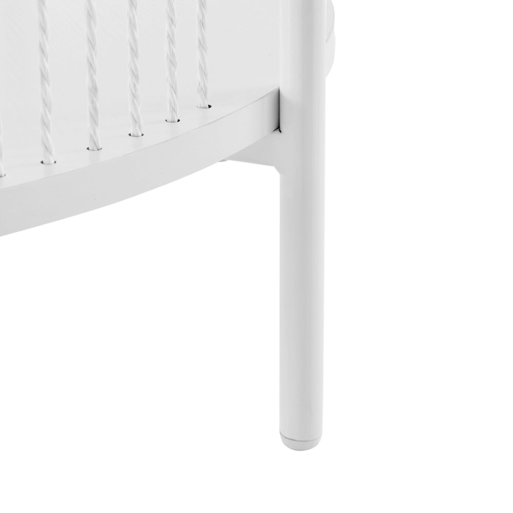 Connell Modern Wooden Entertainment Unit TV Stand Open Shelf - White Fast shipping On sale