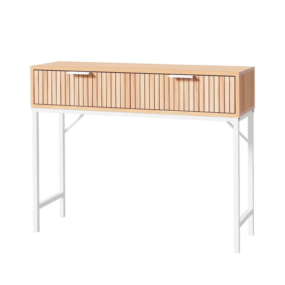 Console Table 2 Drawers 92CM Hall Fast shipping On sale