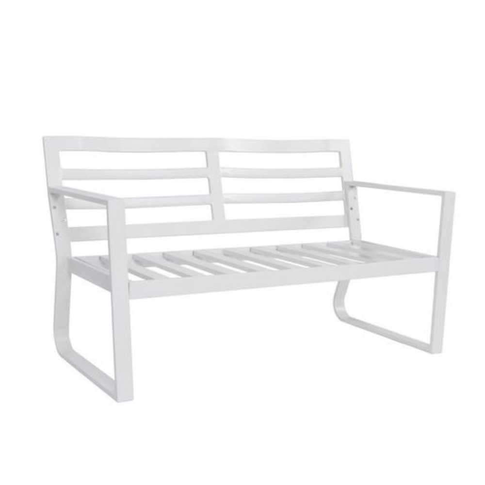 4-Pieces Fabric Seat Aluminum Weather Resistant Outdoor Lounge Setting White/Grey Sets Fast shipping On sale