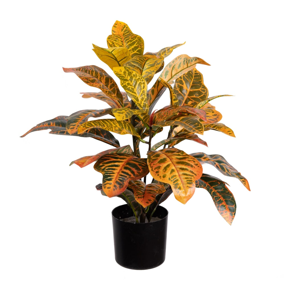 Croton Plant Artificial Faux Decorative 50cm Fast shipping On sale