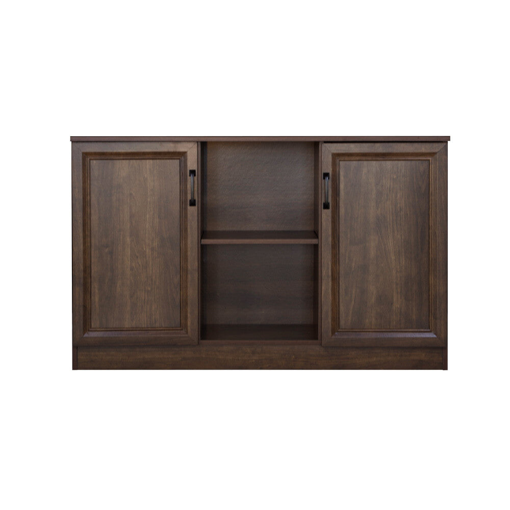 Dallas Wooden 2-Door Sideboard Buffet Unit Storage Cabinet Dark Walnut & Fast shipping On sale