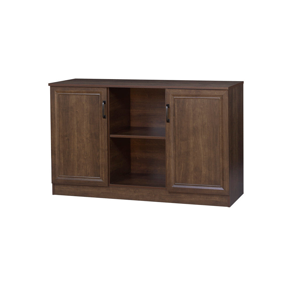 Cairo Wooden 2-Door Sideboard Buffet Unit Storage Cabinet Dark Walnut & Fast shipping On sale