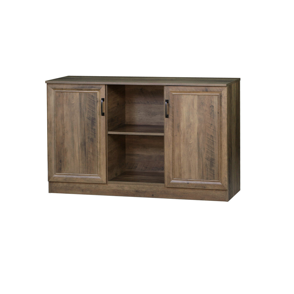 Cairo Wooden 2-Door Sideboard Buffet Unit Storage Cabinet Rustic Oak & Fast shipping On sale