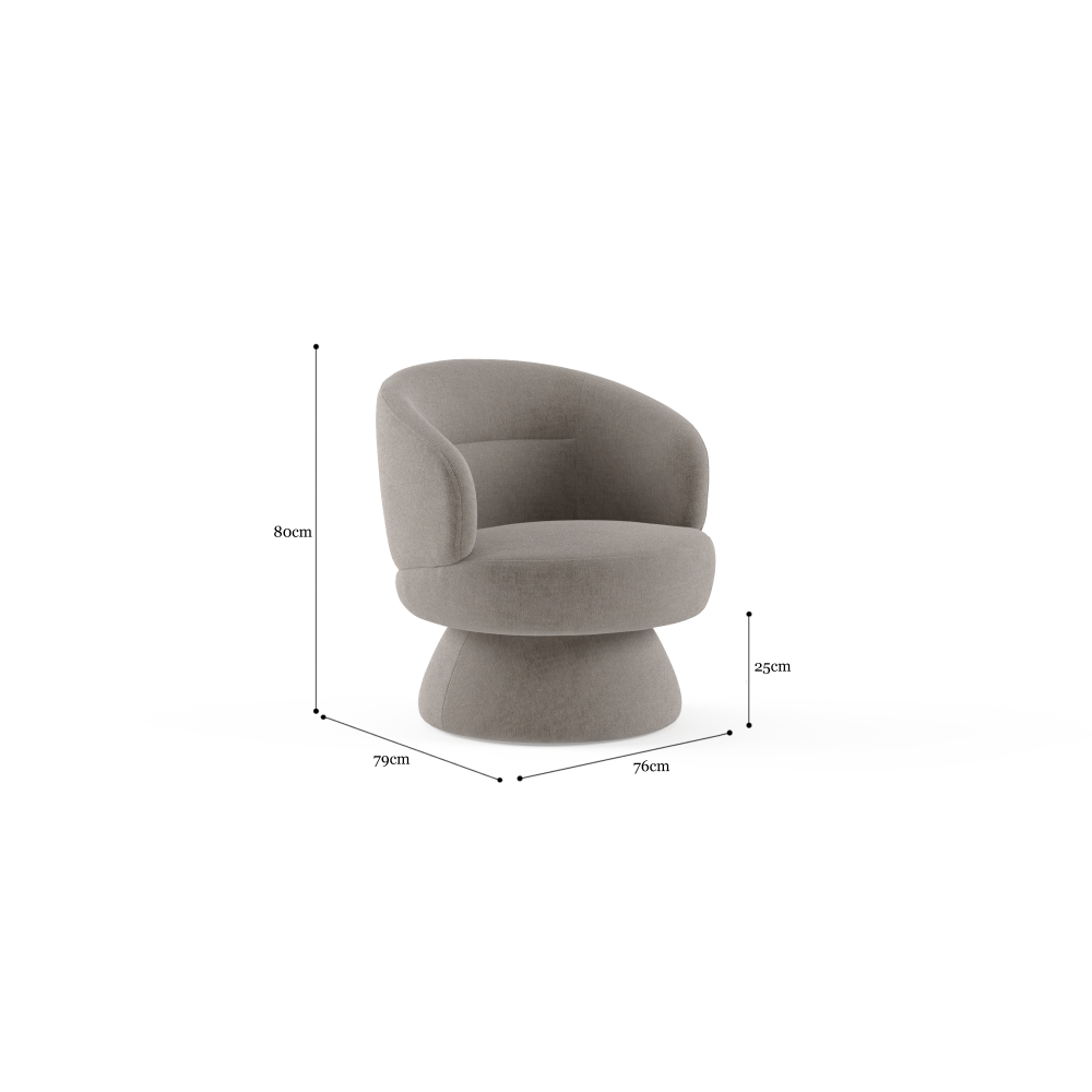 Dame Swivel Accent Relaxing Lounge Chairs Ivory Chair Fast shipping On sale