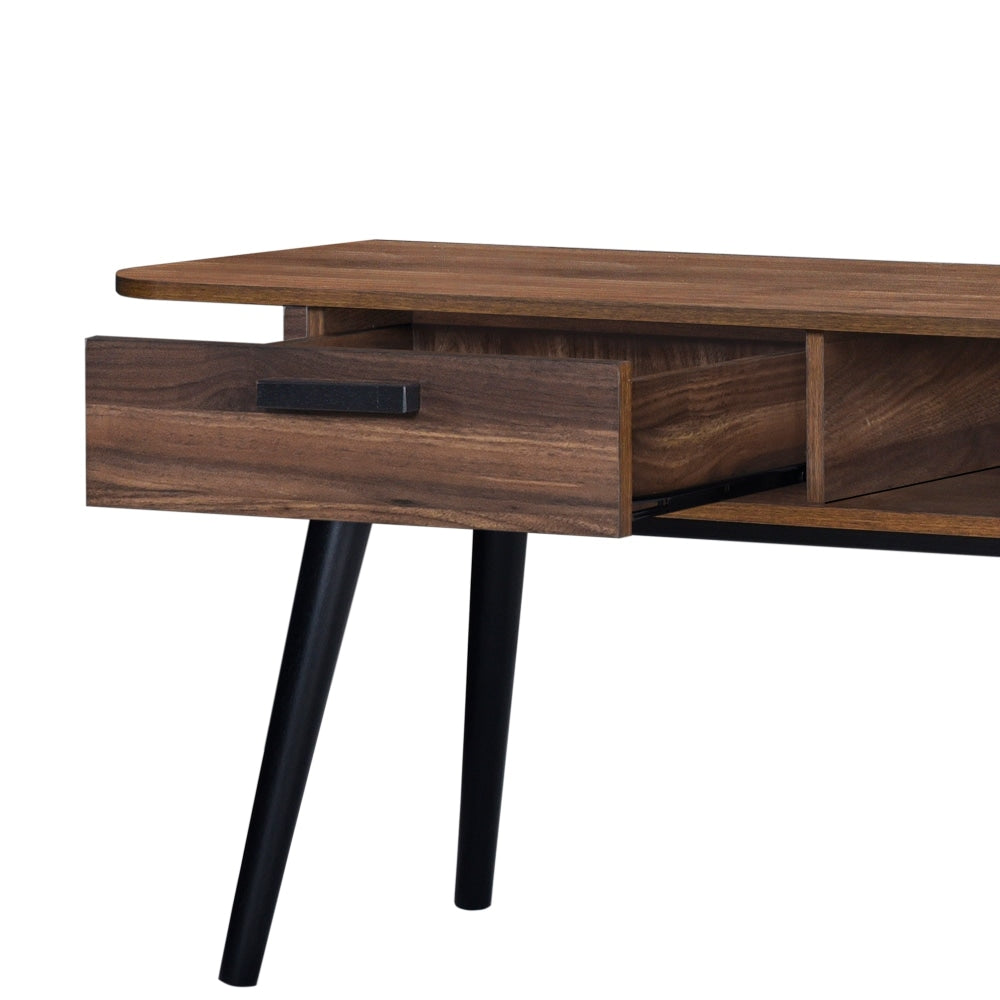 Damian TV Stand Entertainment Unit 180cm - Walnut Fast shipping On sale