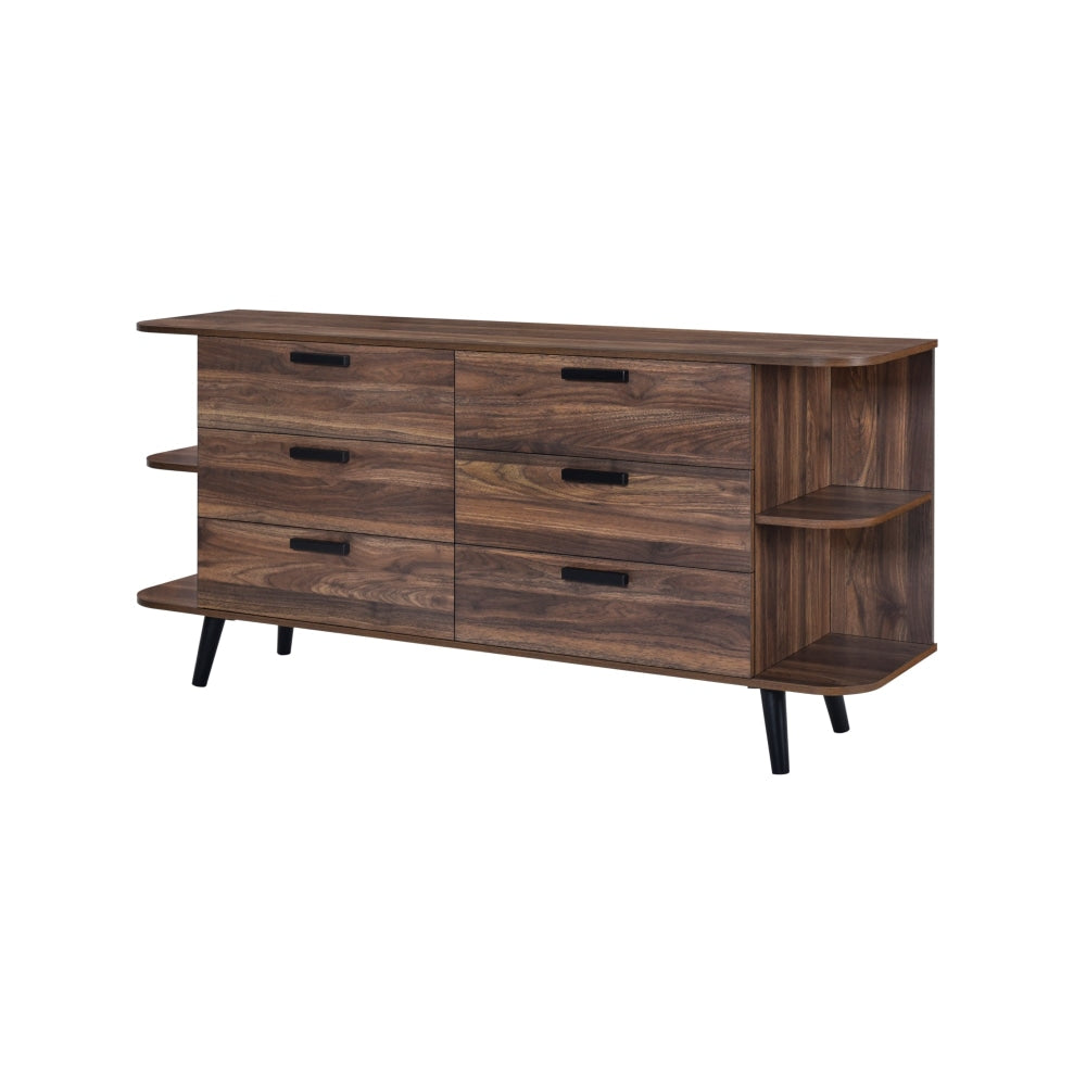 Damian Wooden Sideboard Buffet Unit Storage Cabinet - Walnut & Fast shipping On sale