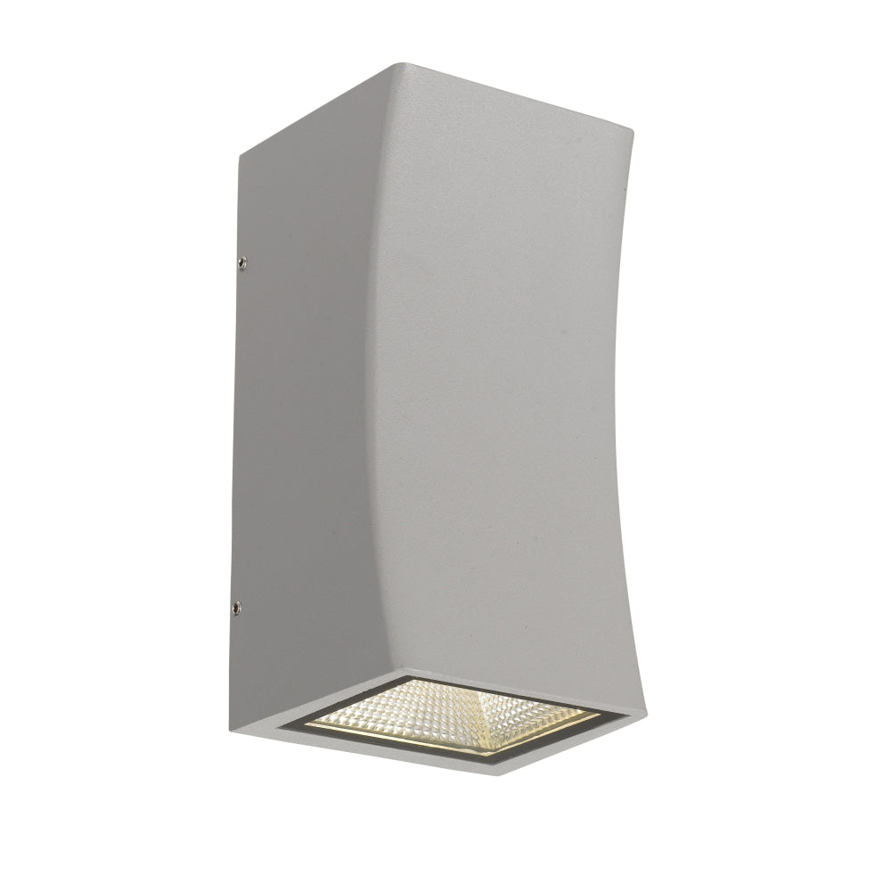 Dash Modern Wall Lamp Light Metal Silver Powder Coated Fast shipping On sale