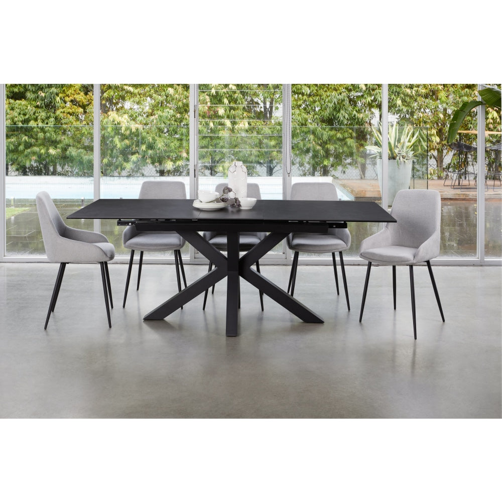 Davide Extension Rectangular Kitchen Dining Table Ceramic 180-225cm - Blizzard Fast shipping On sale