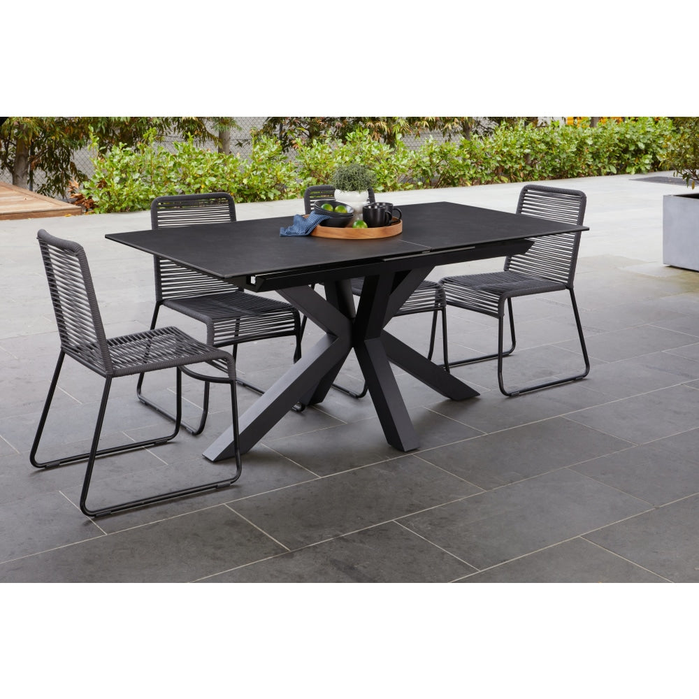 Davide Extension Rectangular Kitchen Dining Table Ceramic 180-225cm - Blizzard Fast shipping On sale