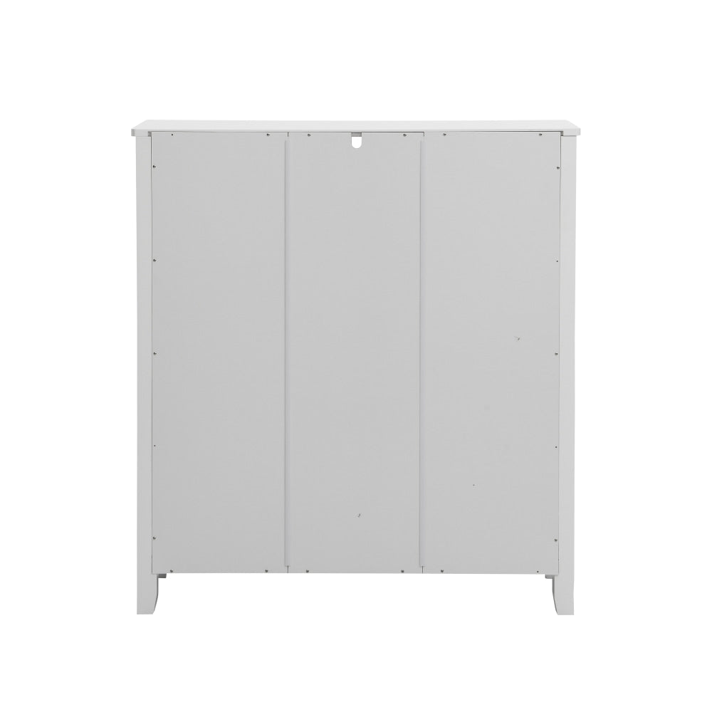 Momentous Living - Declan Wooden Modern 4-Tier Low Bookcase Display ...