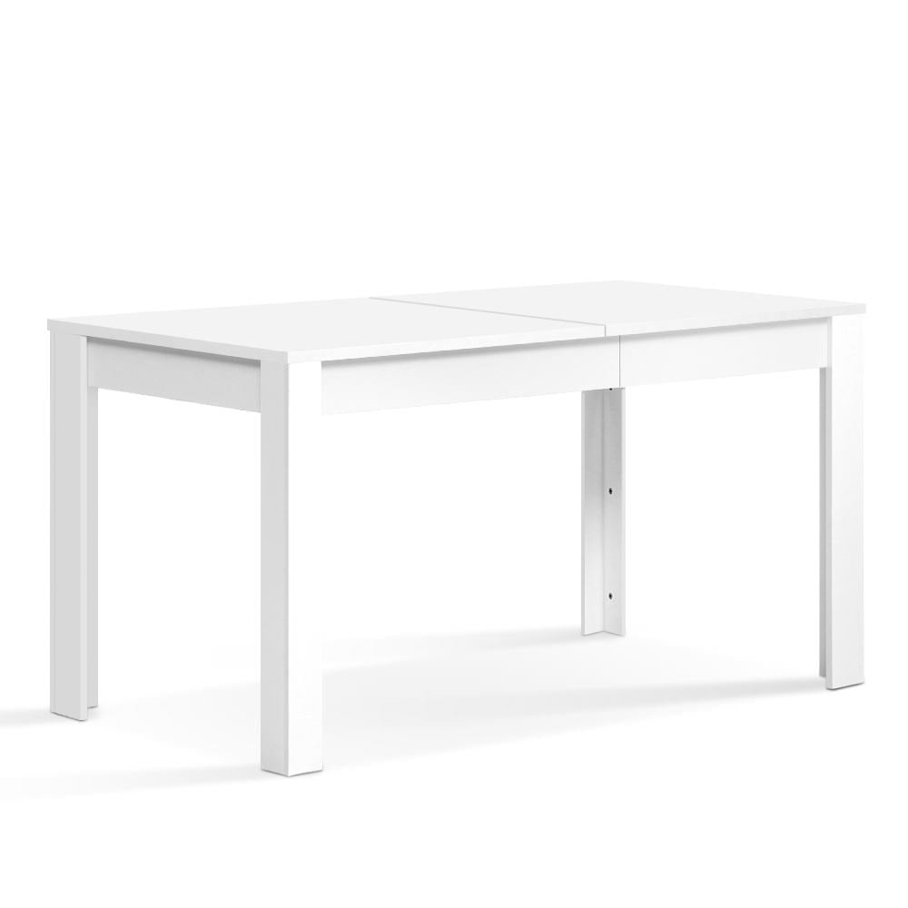 Dining Table 4 Seater Wooden Kitchen Tables White 120cm Cafe Restaurant Fast shipping On sale