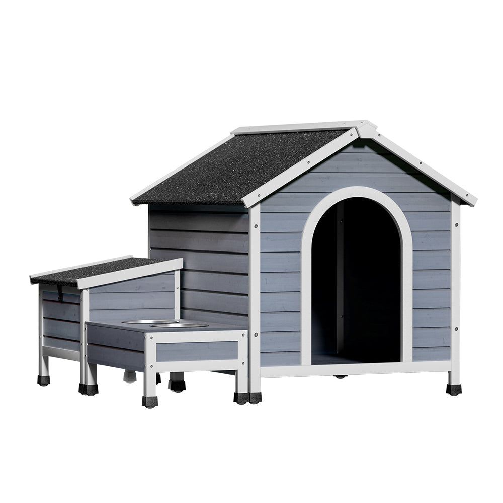Dog Kennel House Large Wooden Outdoor Pet Kennels Indoor Puppy Cabin Cares Fast shipping On sale
