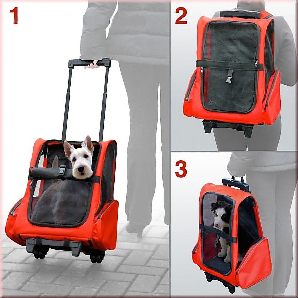 Dog Pet Safety Transport Carrier Backpack Trolley Supplies Fast shipping On sale