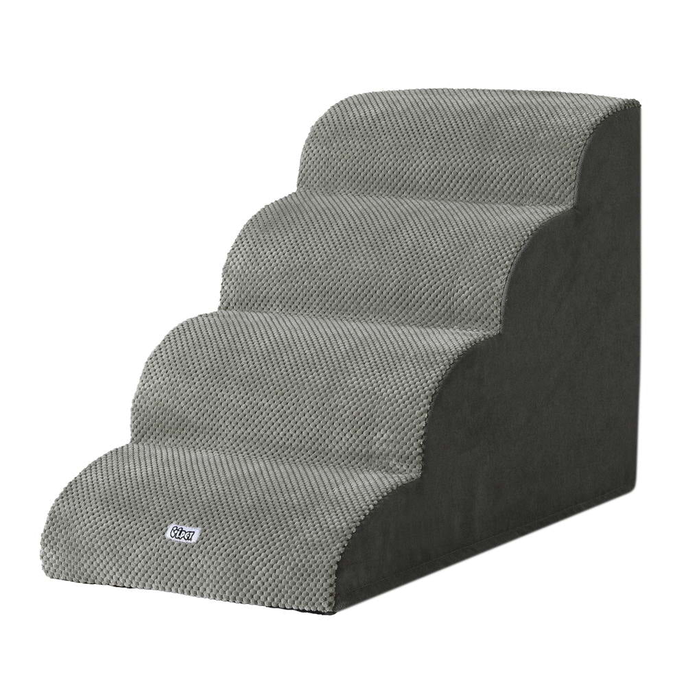 Dog Ramp Steps Foam 4 Tier Pet Stairs For Bed Sofa Car Portable Indoor Cares Fast shipping On sale