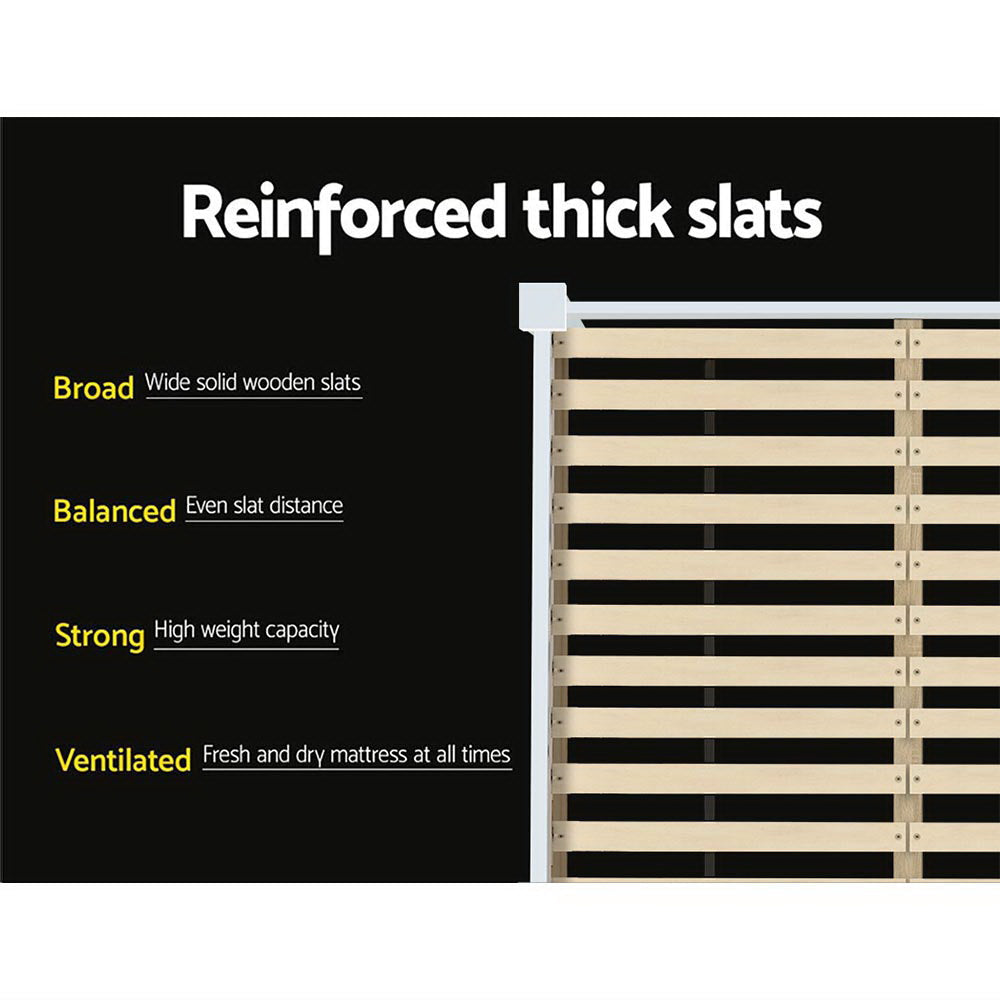 Double Full Size Wooden Bed Frame PONY Timber Mattress Base Bedroom Kids Fast shipping On sale