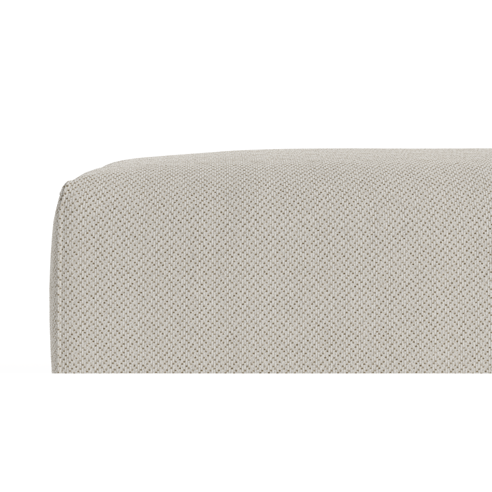 Drake Ottoman Bench Foot Stool Seashell White Fast shipping On sale