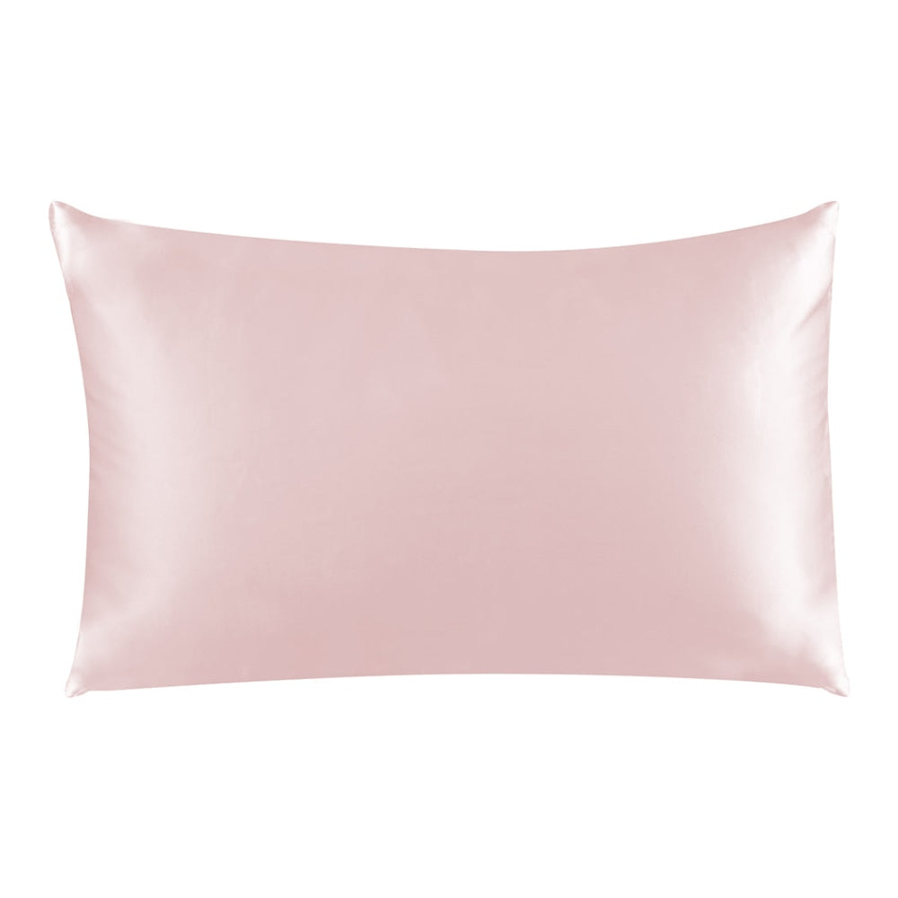 DreamZ 100% Mulberry Silk Pillow Case Eye Mask Set Pink Both Sided 25 Momme Bed Sheet Fast shipping On sale