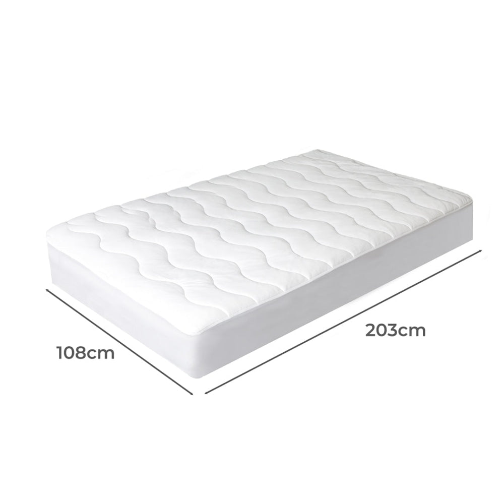 Dreamz Cool Mattress Topper Protector Summer Bed Pillowtop Pad King Single Cover Fast shipping On sale