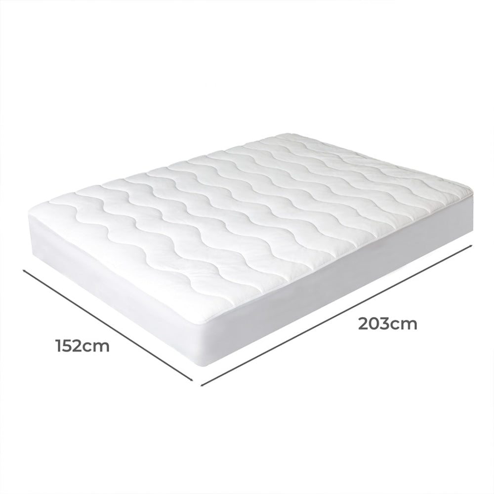 Dreamz Cool Mattress Topper Protector Summer Bed Pillowtop Pad Queen Cover Fast shipping On sale