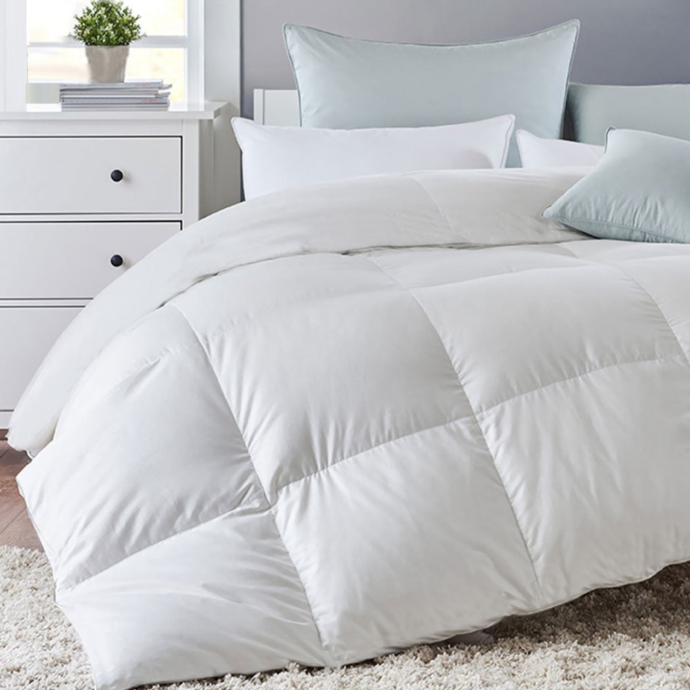 DreamZ Duck Down Feather Quilt 200GSM Duvet Doona Summer Super King Bed Fast shipping On sale