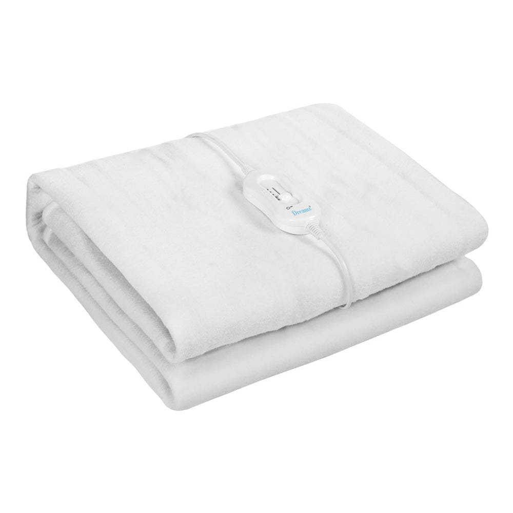 DreamZ Electric Blanket Heated Fully Fitted Pad Washable Winter Warm King Single Fast shipping On sale