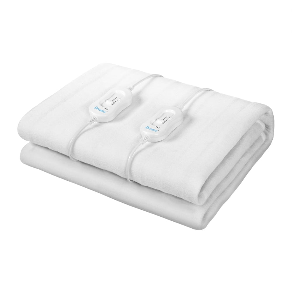 DreamZ Electric Blanket Heated Fully Fitted Pad Washable Winter Warm Queen Fast shipping On sale
