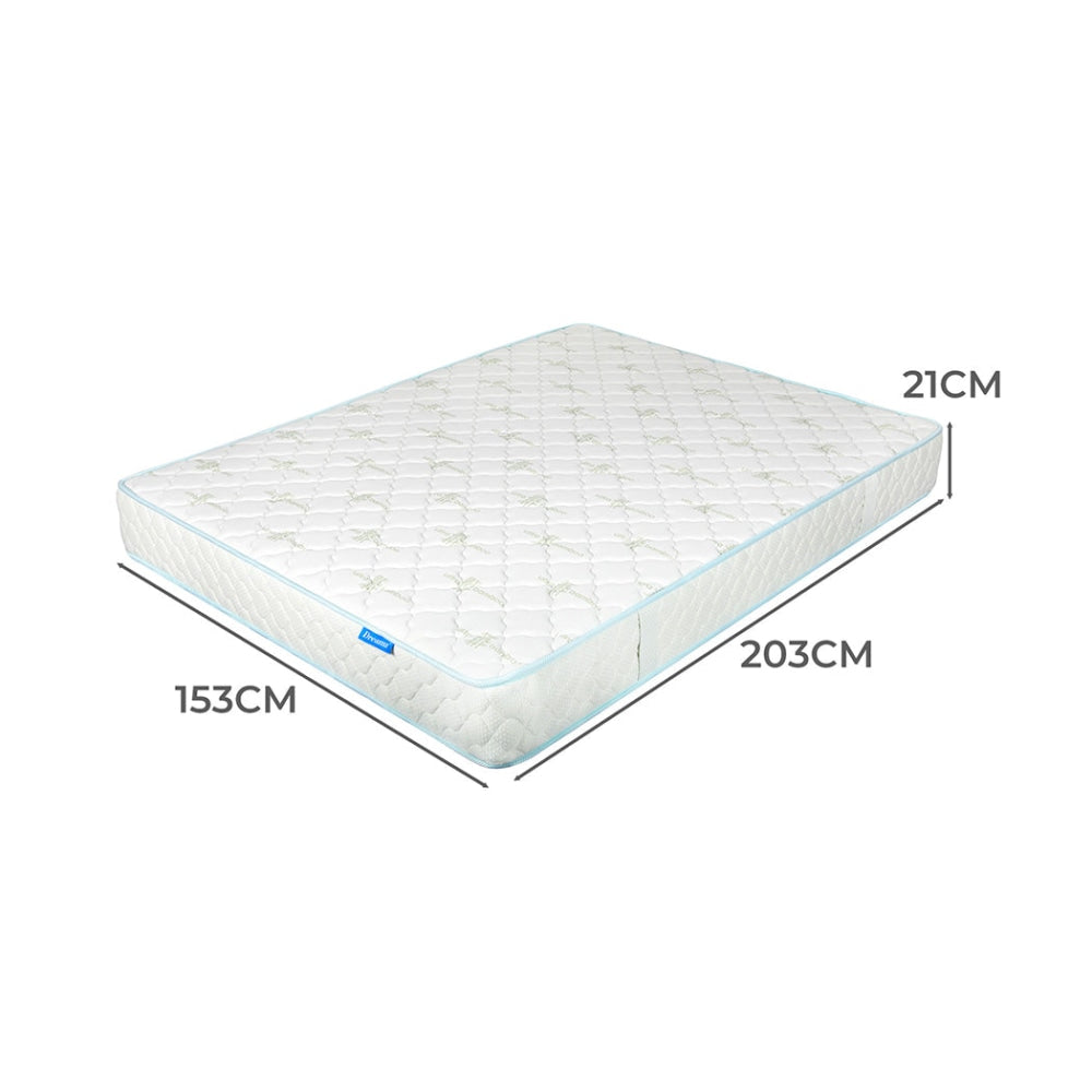 Dreamz Spring Mattress Coconut Coir Hard Extra Firm Double-Sided HD Foam Queen Fast shipping On sale