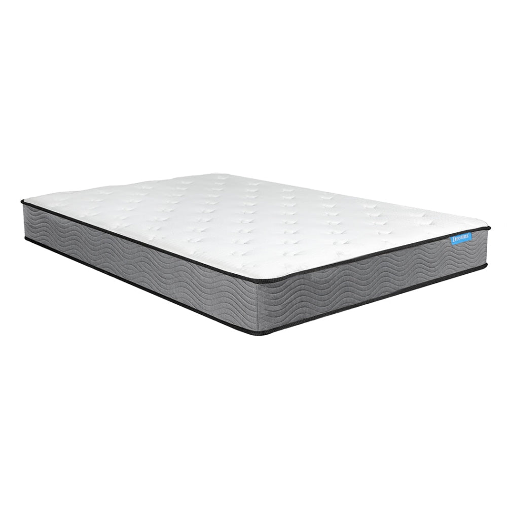 Dreamz Spring Mattress Pocket Bed Top Coil Sleep Foam Extra Firm Queen 23CM Fast shipping On sale