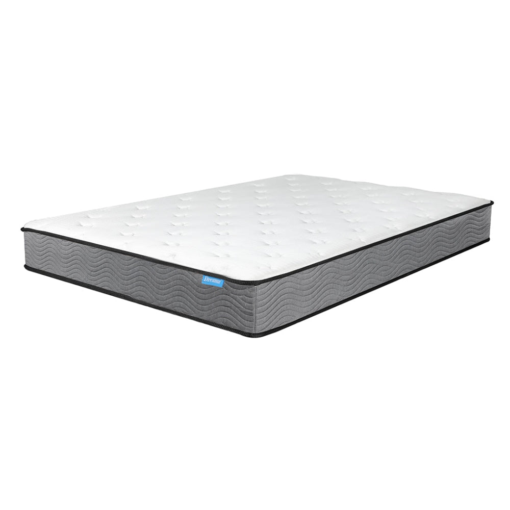 Dreamz Spring Mattress Pocket Bed Top Coil Sleep Foam Extra Firm Queen 23CM Fast shipping On sale