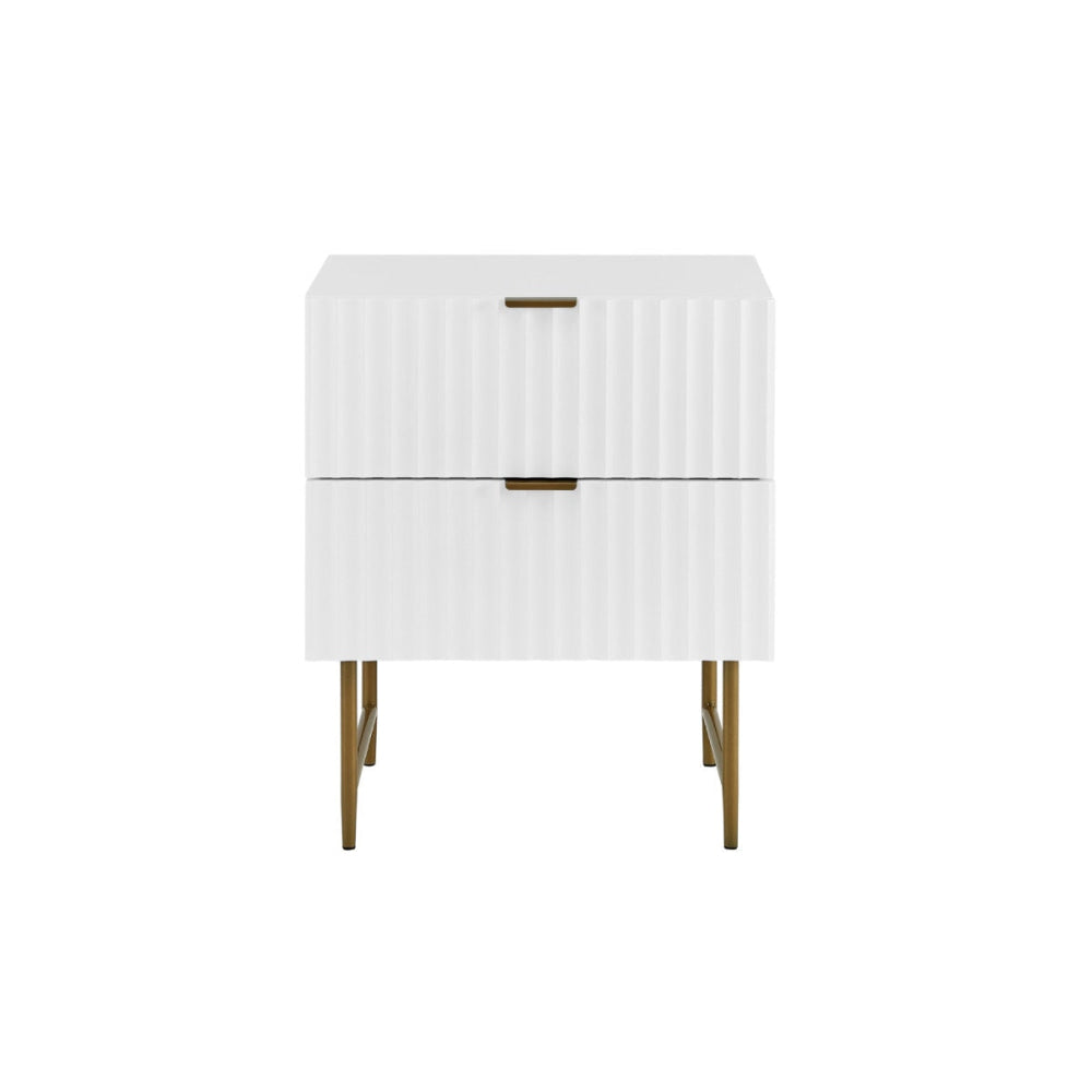 Edinburgh Collection 2-Drawer Night Stand Bedside Tatble White Table Fast shipping On sale