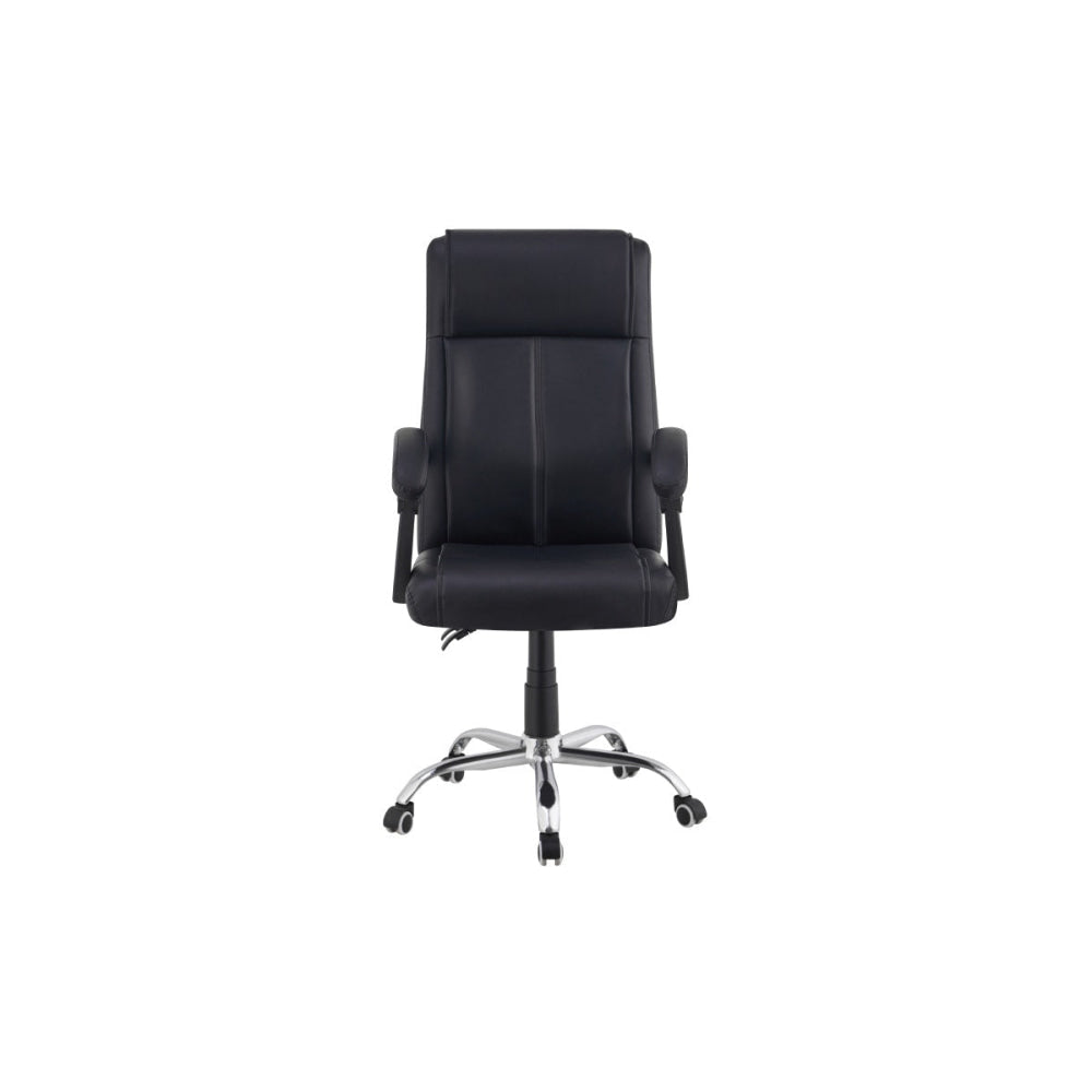 Edward PU Leather Executive Office Computer Desk Chair Black Fast shipping On sale