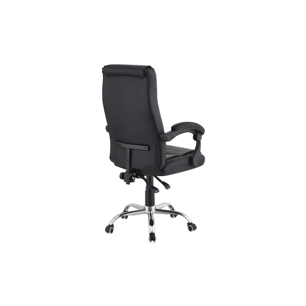 Edward PU Leather Executive Office Computer Desk Chair Black Fast shipping On sale