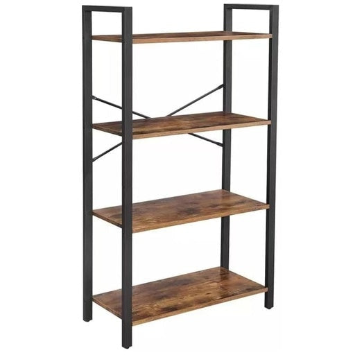 EKKIO 4-Tiers Metal Wood Display Shelf Bookcase Fast shipping On sale