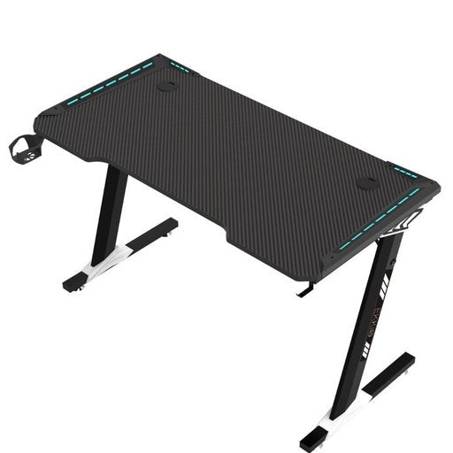 Ekkio RGB Gaming Computer Desk Z-Shape Black 100cm Office Fast shipping On sale