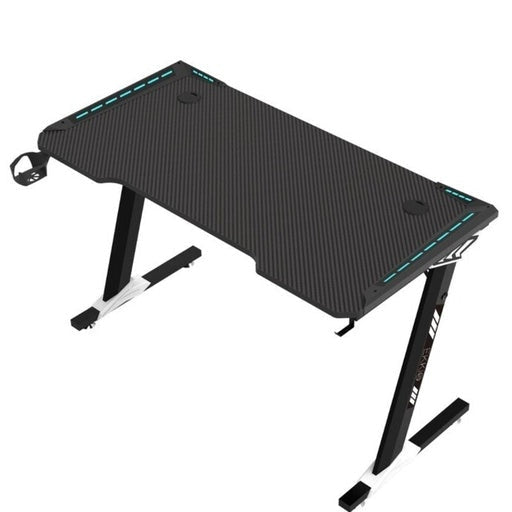 Ekkio RGB Gaming Computer Desk Z-Shape Black 120cm Office Fast shipping On sale