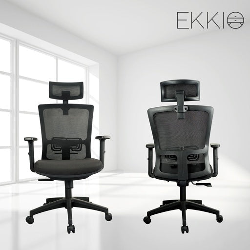 Ekkio Zorae Mesh Executive Working Computer Office Chair Black Fast shipping On sale