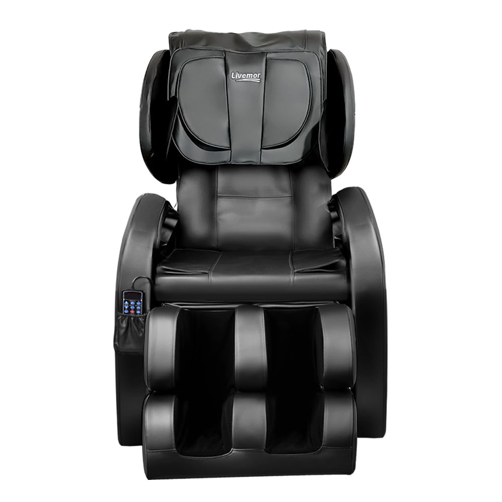 Electric Massage Chair - Black Massager Fast shipping On sale