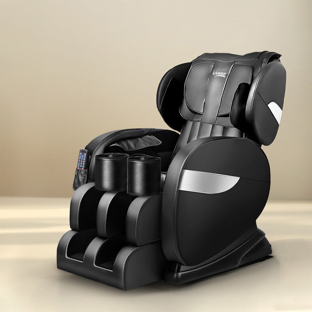 Electric Massage Chair - Black Massager Fast shipping On sale