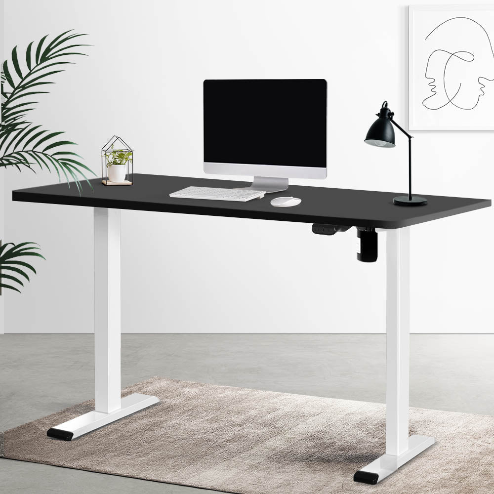 Electric Standing Desk Motorised Adjustable Sit Stand Desks White Black Office Fast shipping On sale