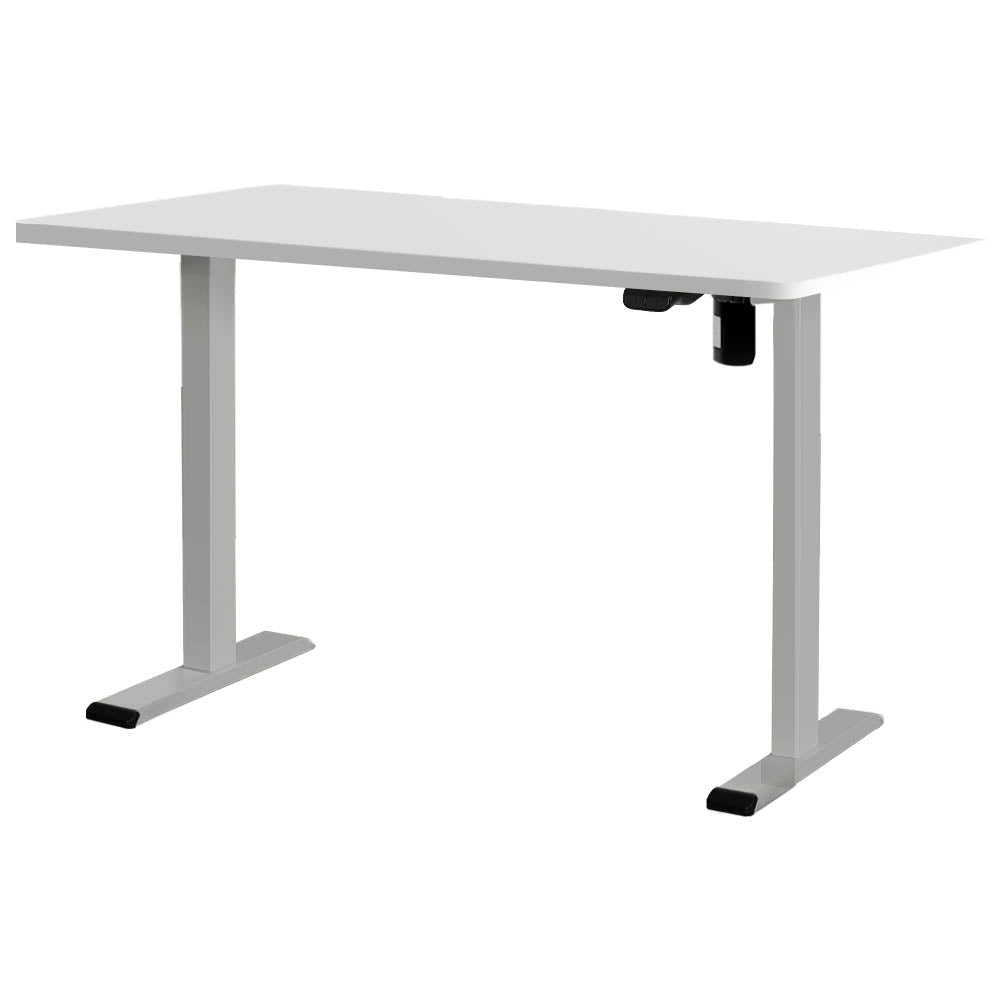 Electric Standing Desk Motorised Sit Stand Desks Table Grey White 140cm Office Fast shipping On sale