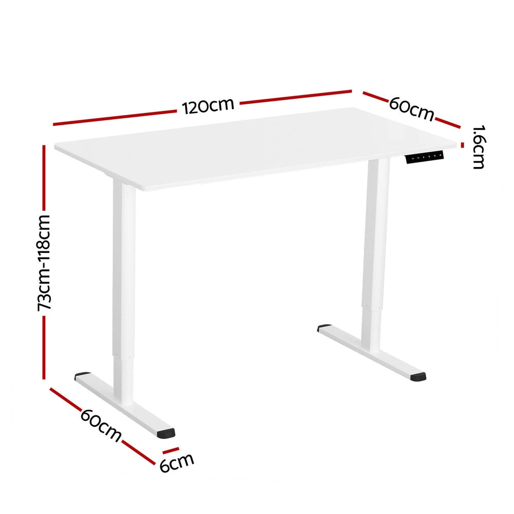 Electric Standing Desk Sit Stand Desks 120CM Office Fast shipping On sale