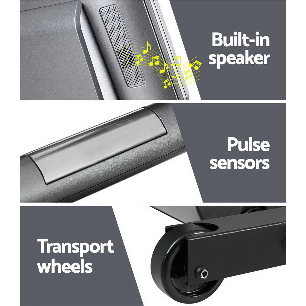 Electric Treadmill Auto Incline Trainer CM01 40 Level Gym Exercise Running Machine Fitness Sports & Fast shipping On sale