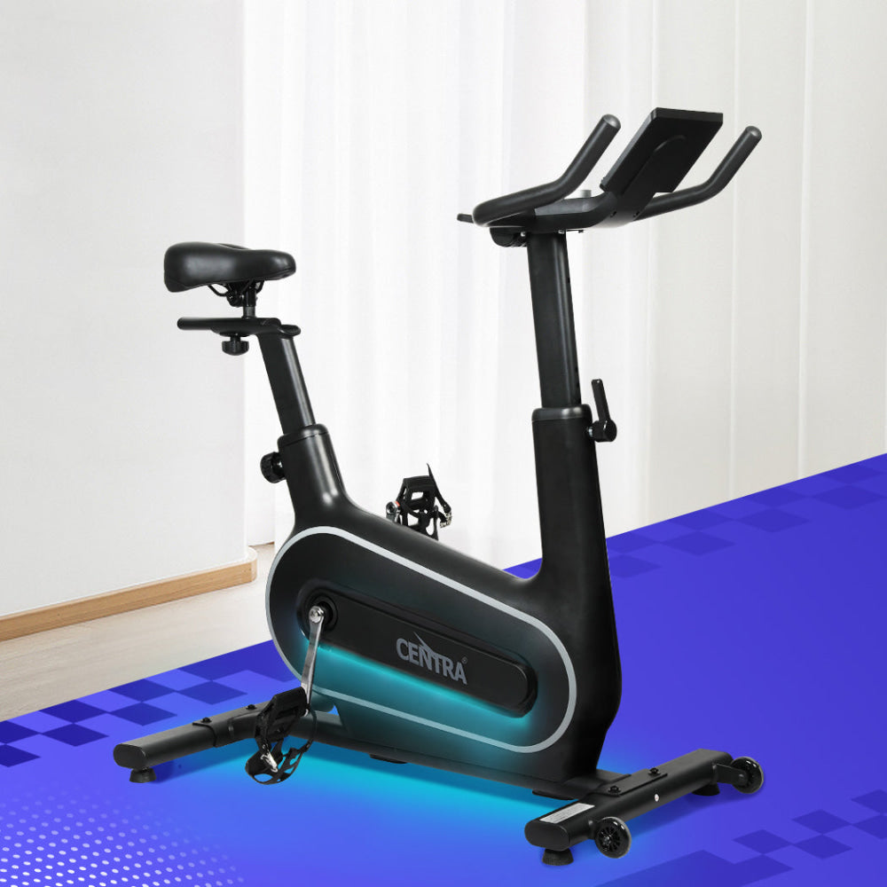 Electromagnetic Spinning Bike with Dynamic LED Lights – 48 Resistance Levels Sports & Fitness Fast shipping On sale