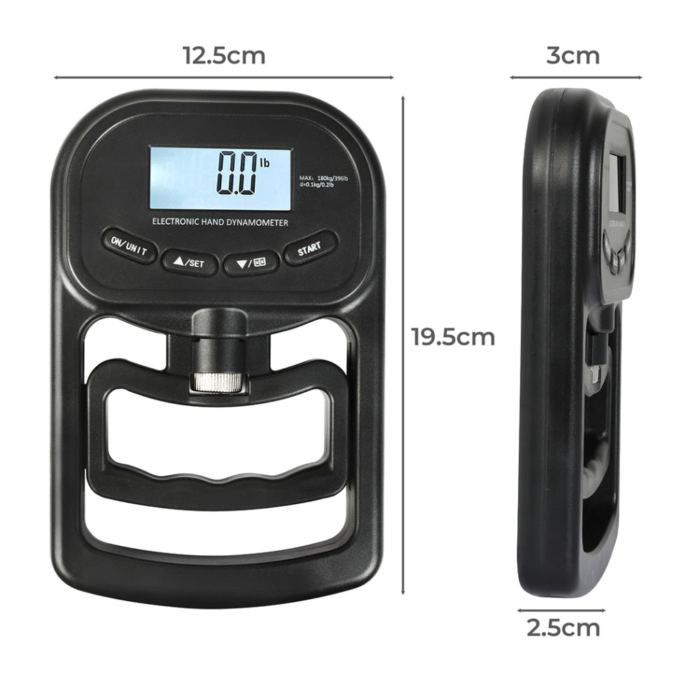 180kg Max LCD Display Adjustable (Black) Sports & Fitness Fast shipping On sale