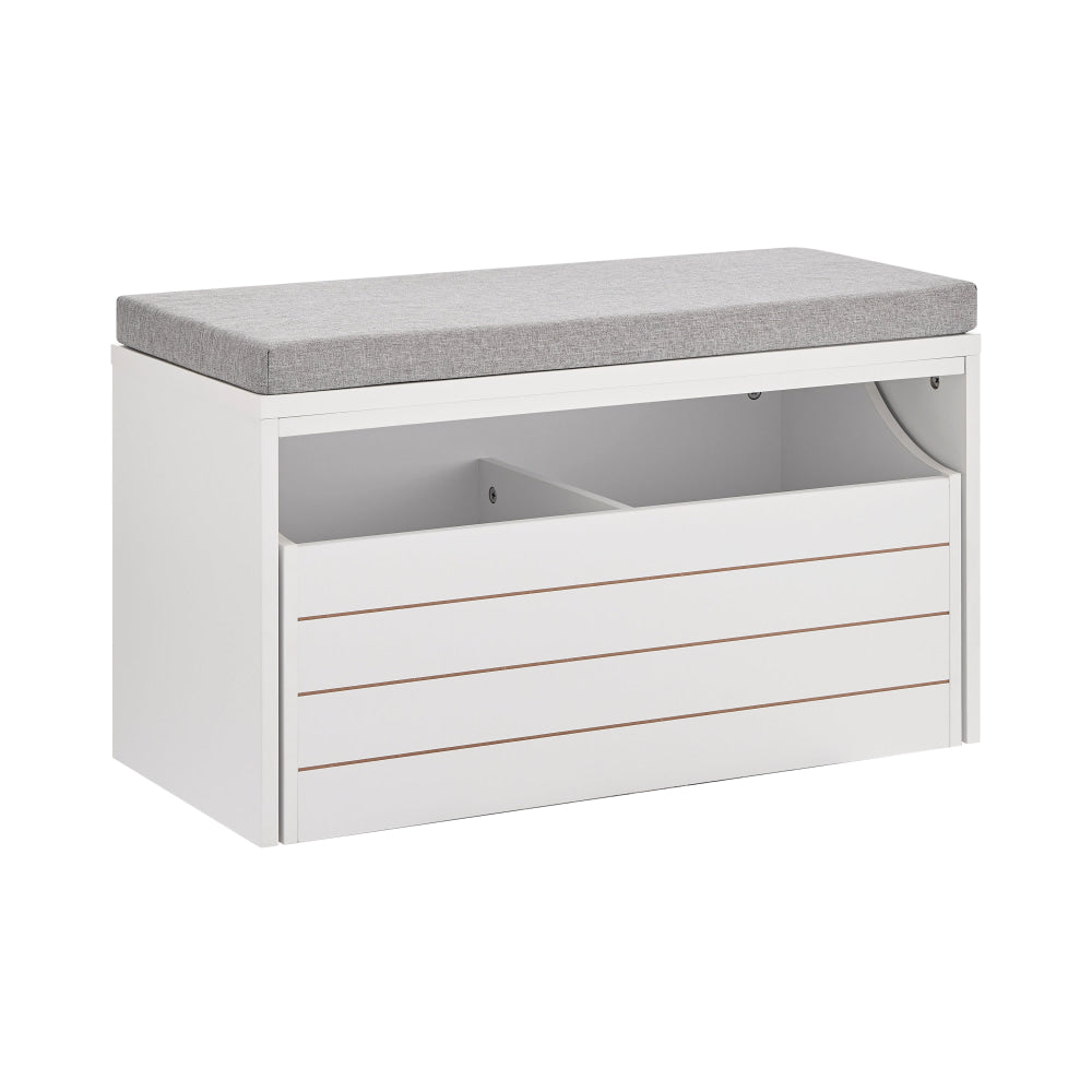 Momentous Living - Elidi Shoe Cabinet Storage Fabric Seat Bench 1 ...