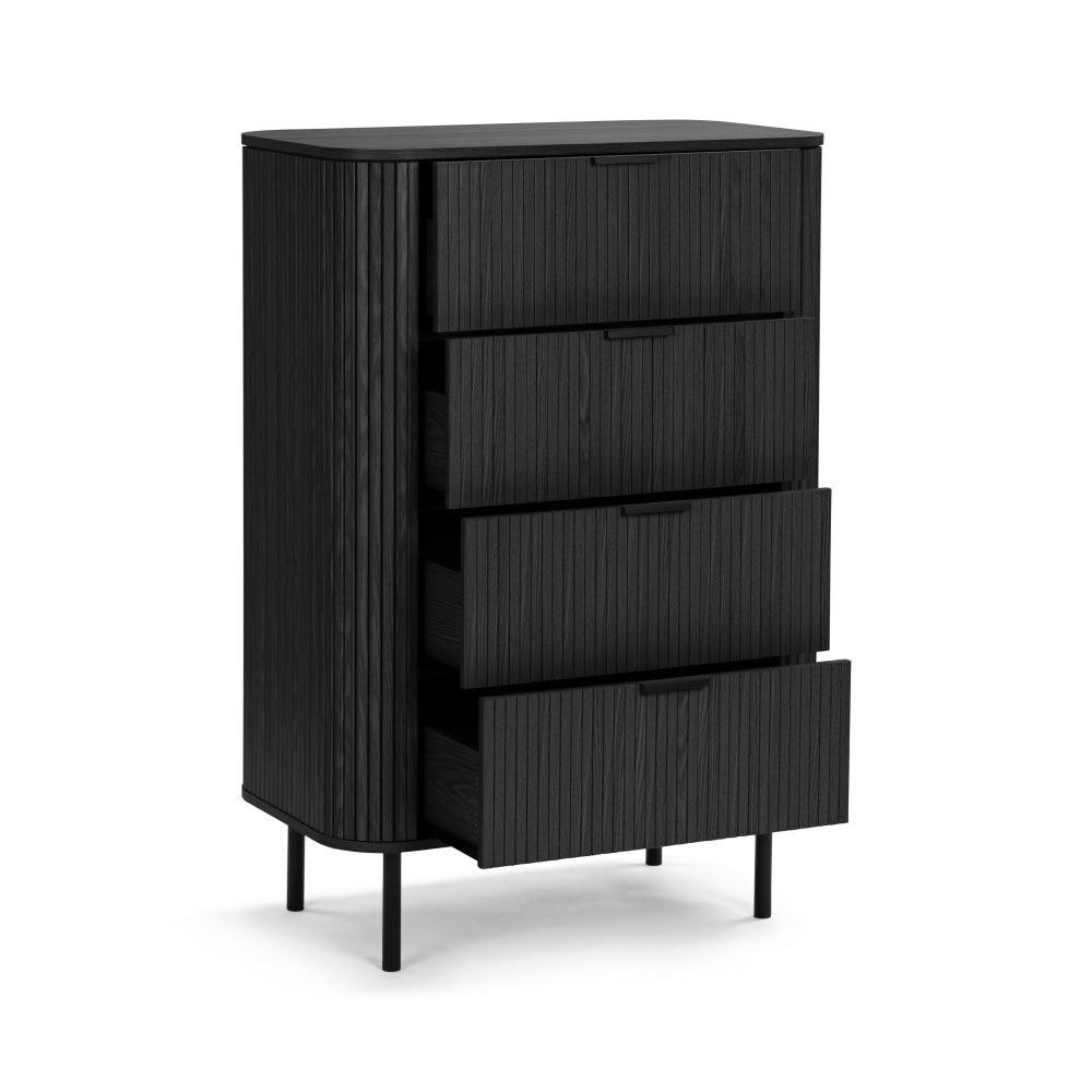 Momentous Living - Galene Chest Of 4-Drawers Tallboy Storage Cabinet ...
