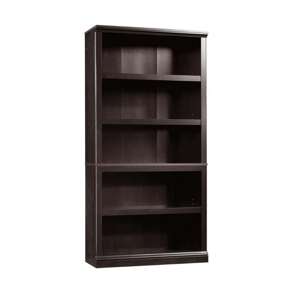 Emalie Modern Classic Wooden 5-Tier Bookcase Display Bookshelves Estate Black Fast shipping On sale