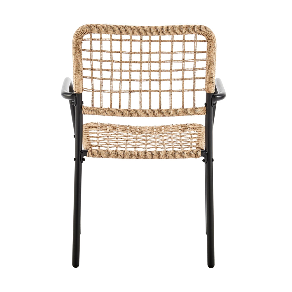 Eman Outdoor 3-Pcs Chairs and Table Wicker PE Rattan Setting Sets Fast shipping On sale