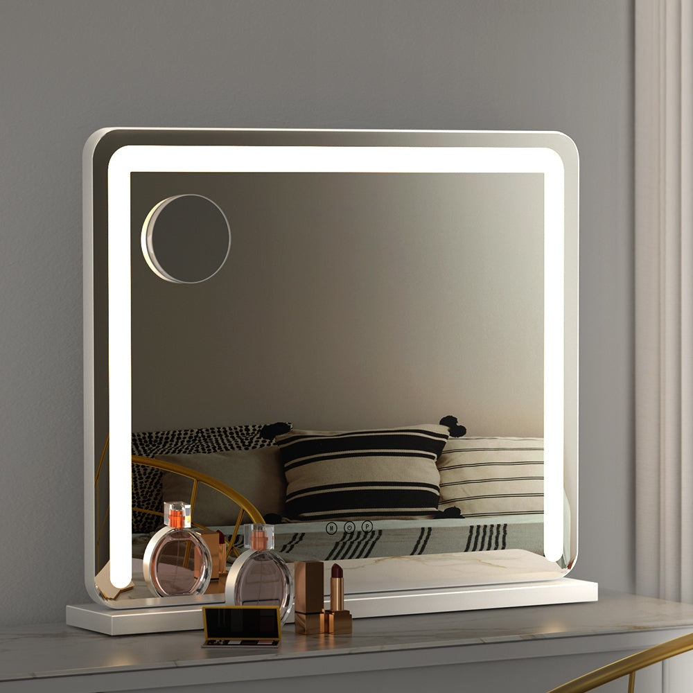 Embellir Makeup Mirror With Light Hollywood Vanity LED Mirrors White 50X60CM Fast shipping On sale