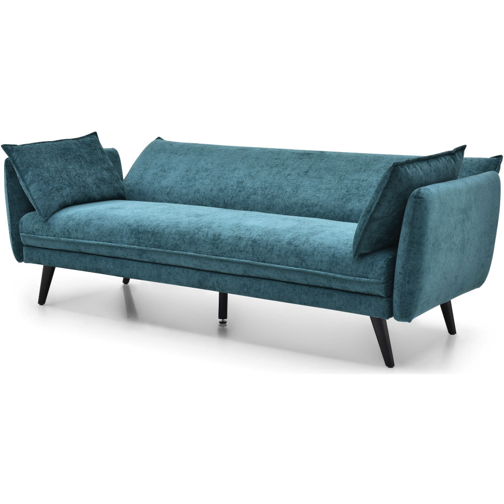 Luxury 3 Seater Velvet Fabric Lounge Couch Relaxing Sofa Bed - Green Fast shipping On sale